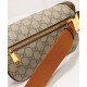 Replica Gucci Belt bag with Interlocking G 682933 Coffee Fake Gucci Belt bag with Interlocking G 682933 Coffee Replica