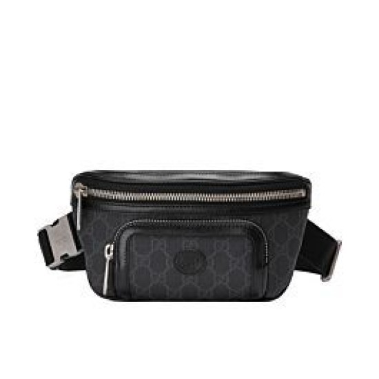 Fake Gucci Belt bag with Interlocking G 682933 Black Replica Replica Gucci Belt bag with Interlocking G 682933 Black