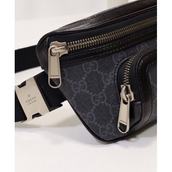 Fake Gucci Belt bag with Interlocking G 682933 Black Replica Replica Gucci Belt bag with Interlocking G 682933 Black