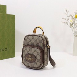 Replica Gucci Neo Vintage Mini Bag 658556 Dark Coffee