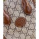 Replica Gucci Mini tote bag with Interlocking G 671623 Coffee