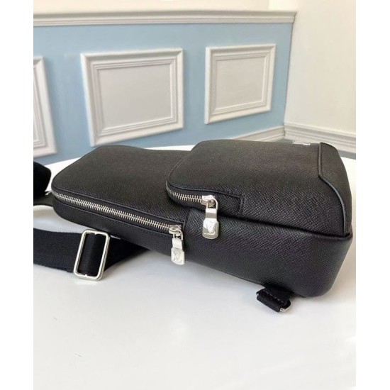 Replica Louis Vuitton Avenue Sling Bag M30443 Black