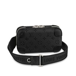 Replica Louis Vuitton Horizon Clutch M20439 Black