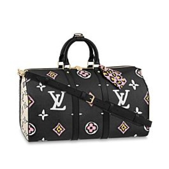 Replica Louis Vuitton Keepall Bandouliere 45 Bag M58656 Black