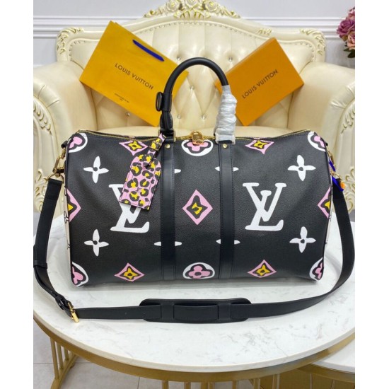 Replica Louis Vuitton Keepall Bandouliere 45 Bag M58656 Black