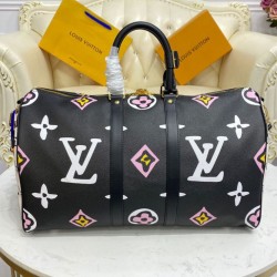 Replica Louis Vuitton Keepall Bandouliere 45 Bag M58656 Black
