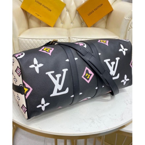 Replica Louis Vuitton Keepall Bandouliere 45 Bag M58656 Black