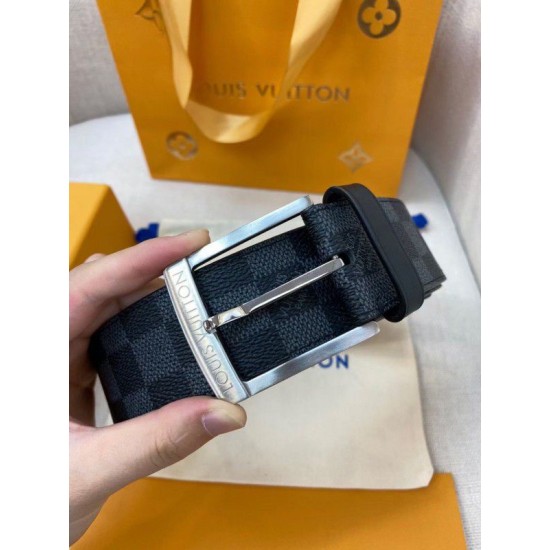 Replica Louis Vuitton Downtown 40mm Belt Damier Graphite M0374V
