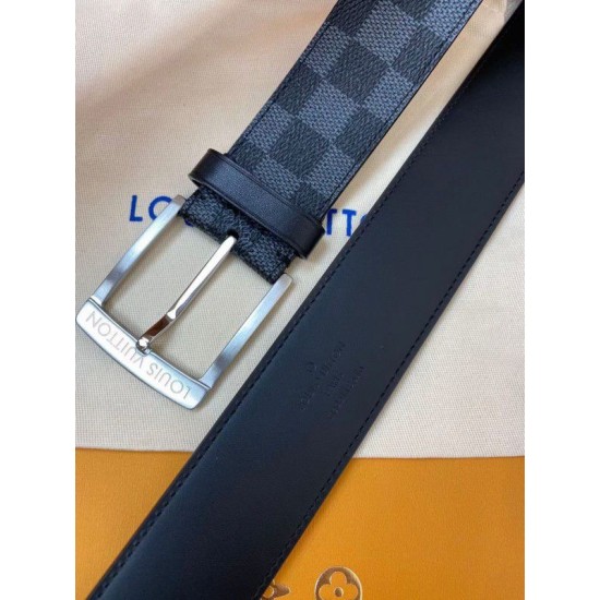 Replica Louis Vuitton Downtown 40mm Belt Damier Graphite M0374V