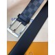 Replica Louis Vuitton Downtown 40mm Belt Damier Graphite M0374V