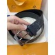 Replica Louis Vuitton Downtown 40mm Belt Monogram Eclipse M0375V