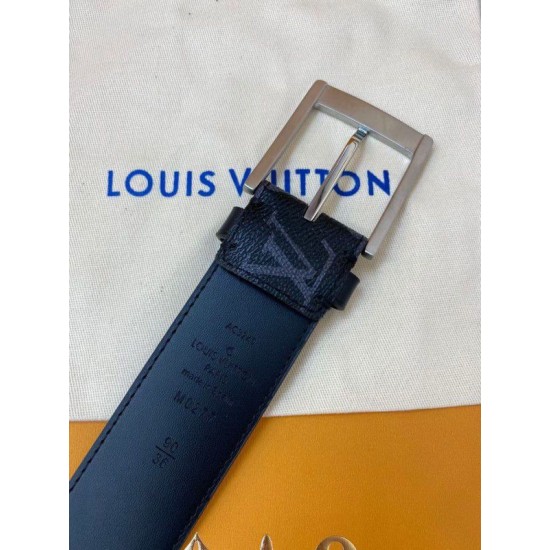 Replica Louis Vuitton Downtown 40mm Belt Monogram Eclipse M0375V