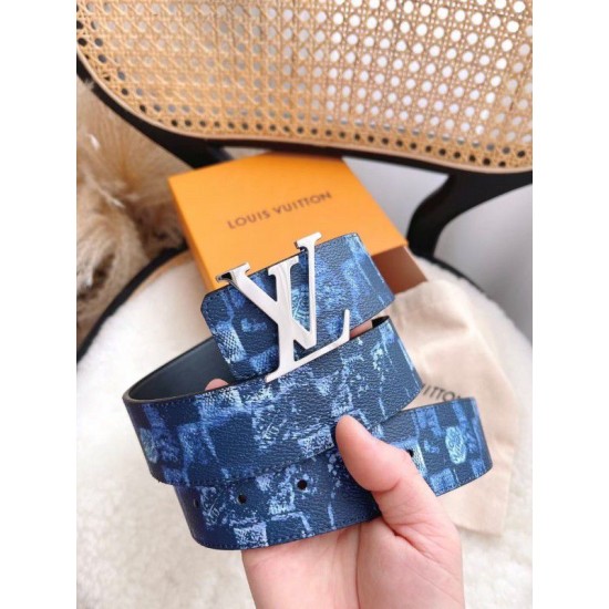 Replica Louis Vuitton LV Initiales 40MM Reversible Belt Damier Salt M0378Q