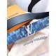 Replica Louis Vuitton LV Initiales 40MM Reversible Belt Damier Salt M0378Q