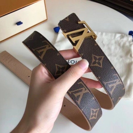 Fake Louis Vuitton LV Initiales 30MM Reversible Belt Monogram M0423W Replica