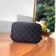Replica Louis Vuitton Toilet Pouch PM Monogram Eclipse M43384