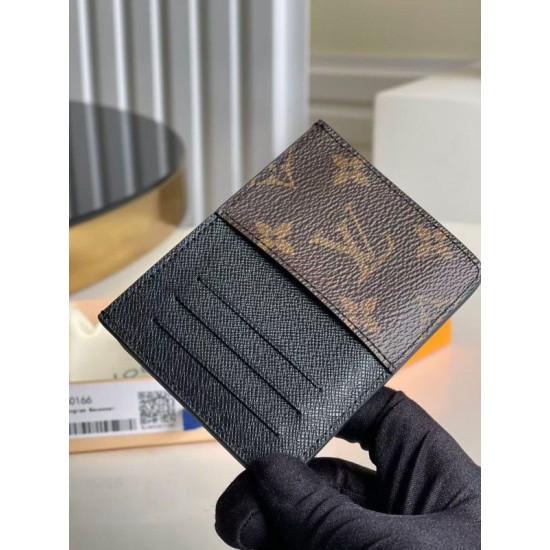 Fake Louis Vuitton Neo Card Holder Monogram Macassar M60166 Replica