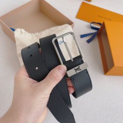 Replica Louis Vuitton Pont Neuf 35mm Belt Taurillon Leather M6065T