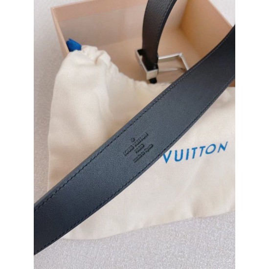 Replica Louis Vuitton Pont Neuf 35mm Belt Taurillon Leather M6065T