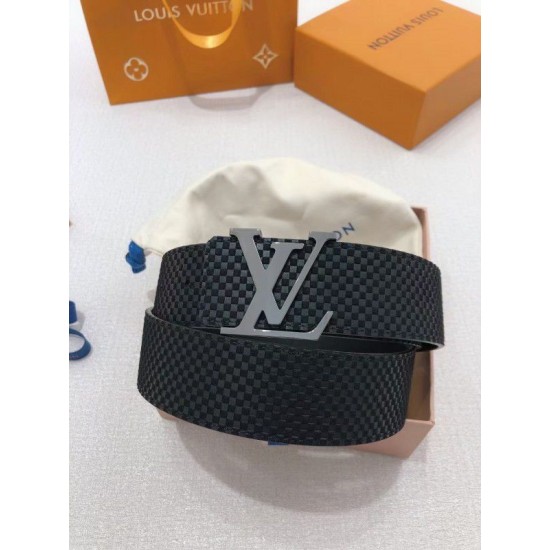 Replica Louis Vuitton LV Initiales 40MM Reversible Belt Suede M6875P