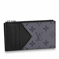 Fake Louis Vuitton Coin Card Holder Monogram Eclipse M69533 Replica