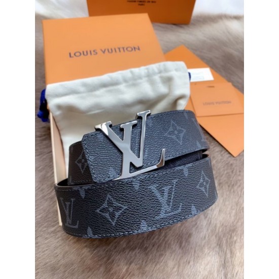 Fake Louis Vuitton LV Initiales 40MM Reversible Belt Monogram Eclipse M9043S Replica