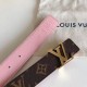 Fake Louis Vuitton LV Initiales 30MM Reversible Belt Monogram M9052U Replica