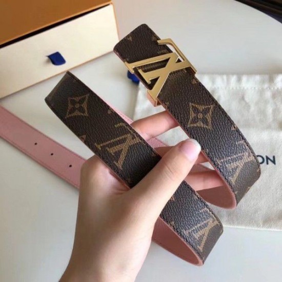 Fake Louis Vuitton LV Initiales 30MM Reversible Belt Monogram M9052U Replica