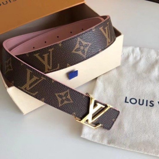 Fake Louis Vuitton LV Initiales 30MM Reversible Belt Monogram M9052U Replica