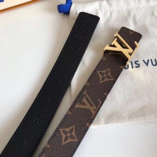 Replica Louis Vuitton LV Initiales 30MM Reversible Belt Monogram M9453T