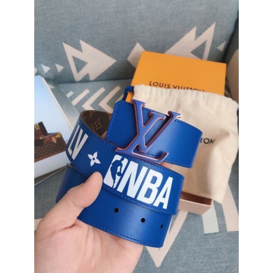 Fake Louis Vuitton LVxNBA LV 3 Steps 40MM Reversible Belt MP278V Replica
