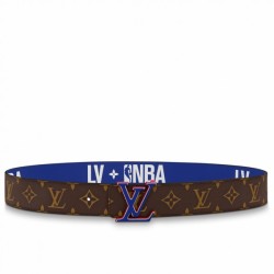 Fake Louis Vuitton LVxNBA LV 3 Steps 40MM Reversible Belt MP278V Replica