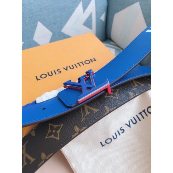 Fake Louis Vuitton LVxNBA LV 3 Steps 40MM Reversible Belt MP278V Replica