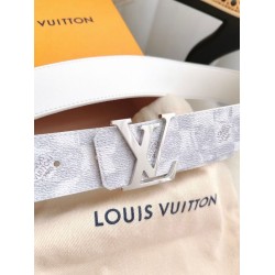 Replica Louis Vuitton LV Initiales 40MM Reversible Belt Damier Salt MP300V