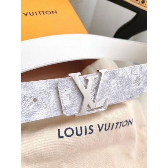 Replica Louis Vuitton LV Initiales 40MM Reversible Belt Damier Salt MP300V