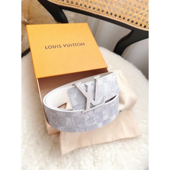 Replica Louis Vuitton LV Initiales 40MM Reversible Belt Damier Salt MP300V