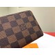 Replica Louis Vuitton Clemence Wallet Damier Ebene N41626