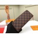Replica Louis Vuitton Clemence Wallet Damier Ebene N41626