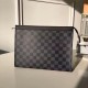 Replica Louis Vuitton Pochette Voyage MM Damier Graphite N41696