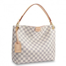 Fake Louis Vuitton Graceful PM Bag Damier Azur N42249 Replica
