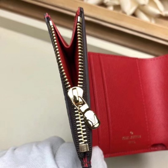 Fake Louis Vuitton Zoe Wallet Damier Ebene N60166 Replica
