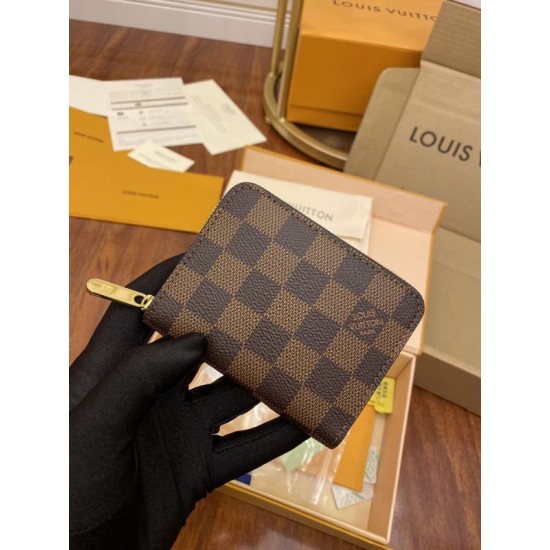 Replica Louis Vuitton Zippy Coin Purse Damier Ebene N60213