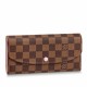 Fake Louis Vuitton Emilie Wallet Damier Ebene N60214 Replica