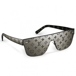 Replica Louis Vuitton  Black City Mask Monogram Sunglasses Z0993U
