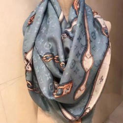 Replica Louis Vuitton  Ciel Monogram Confidential Shawl M78697