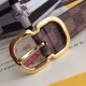 Replica Louis Vuitton  Mini 25MM Belt Damier Ebene M9744V