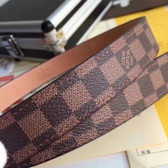 Replica Louis Vuitton  Mini 25MM Belt Damier Ebene M9744V