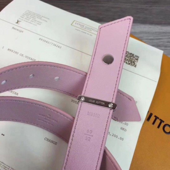 Replica Louis Vuitton  Monoglam 30mm Belt Monogram M9302U