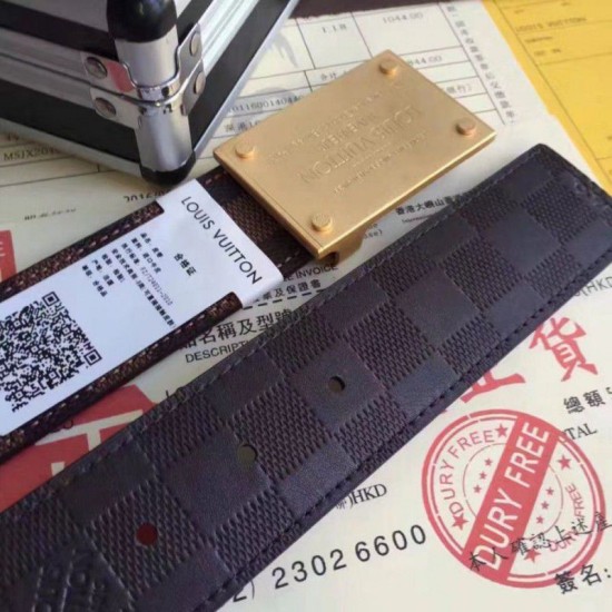 Fake Louis Vuitton Neo Inventeur Reversible 40MM Belt Ebene M9235Q Replica Fake Louis Vuitton Neo Inventeur Reversible 40MM Belt Ebene M9235Q Replica