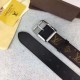 Replica Louis Vuitton Reverso 40MM Belt Monogram Macassar M9007S Fake Louis Vuitton Reverso 40MM Belt Monogram Macassar M9007S Replica
